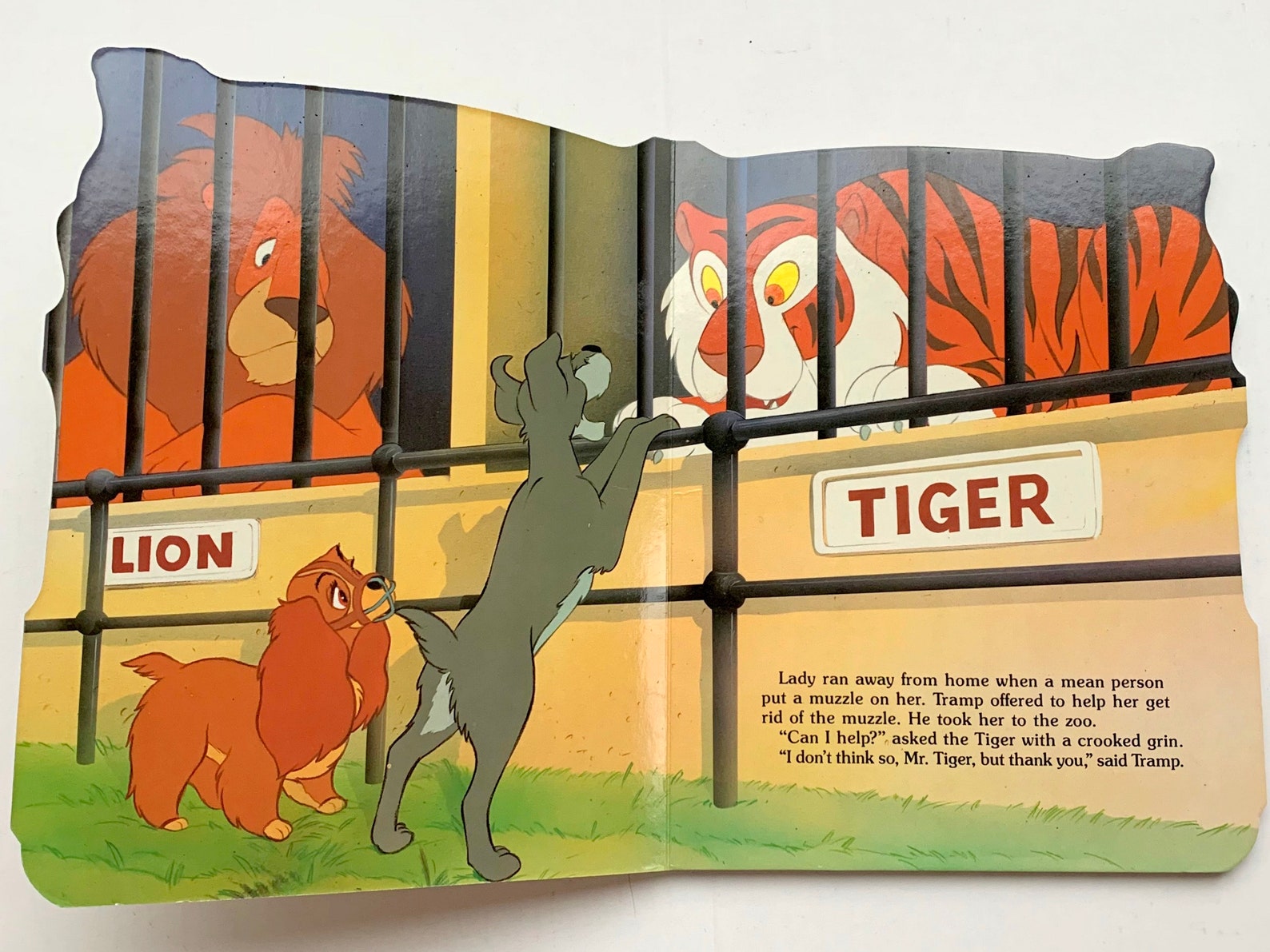 Lady and the Tramp at the Zoo Disney Board Book Gallery | Etsy