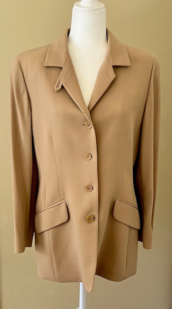 Emanuel Ungaro Camel Colored-Womens Blazer - Tailo