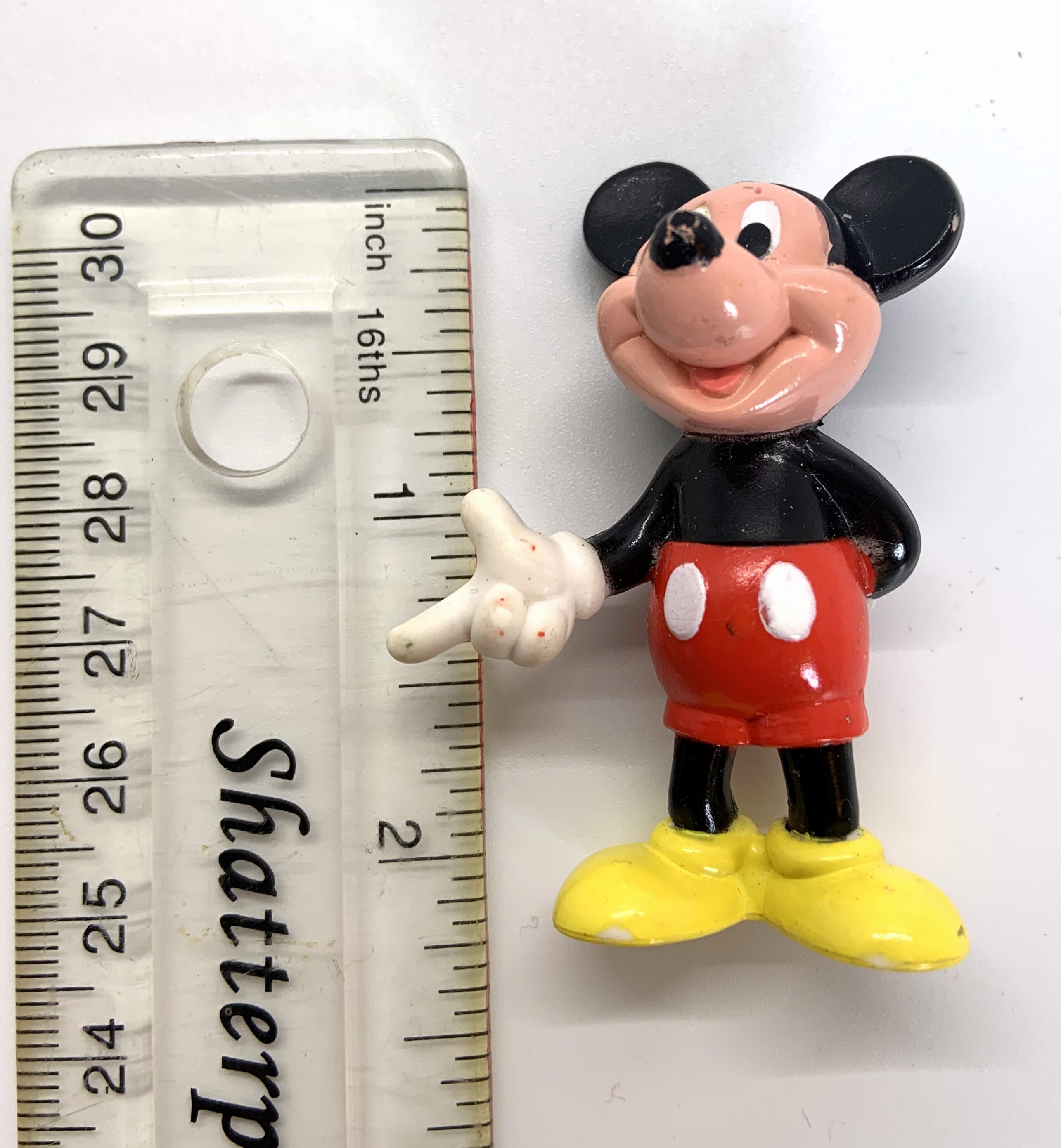 Disney Mickey Mouse Plastic Figure Vintage 1990's - Etsy