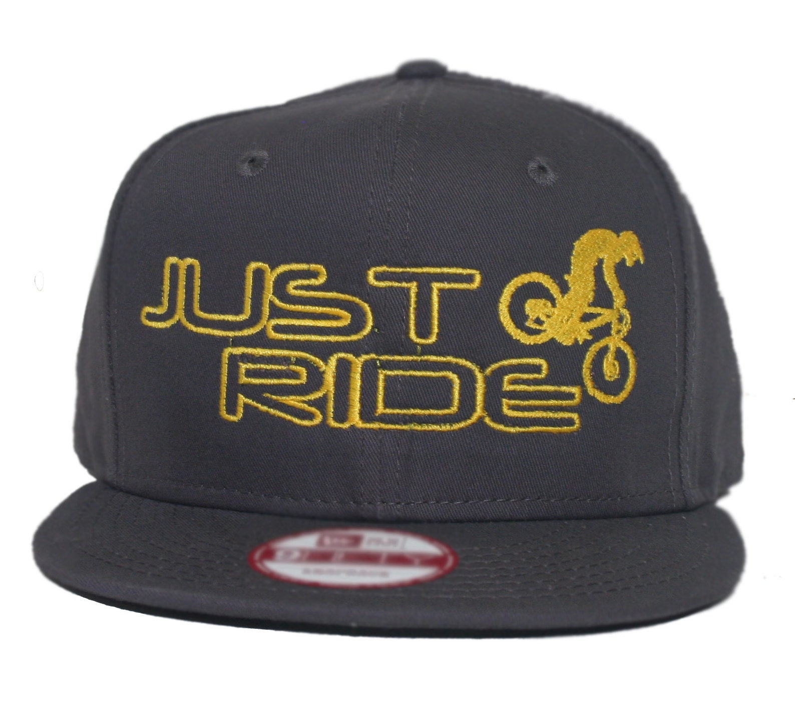 Mountain Bike Hat Just Ride Flat Bill Snapback Cap MTB Bicycle Etsy