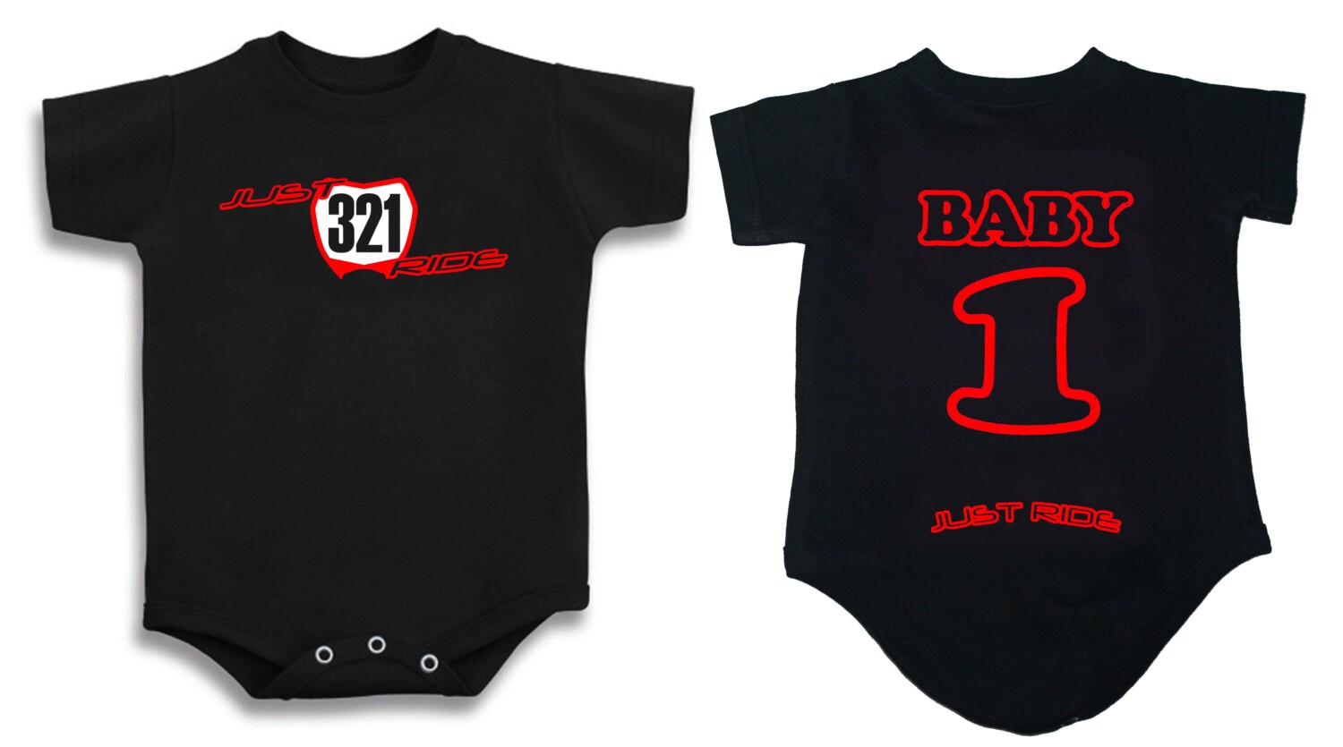 JUST RIDE CUSTOM NUMBER PLATE YOUTH T SHIRT CHILD MX MOTOCROSS PERSONALIZED