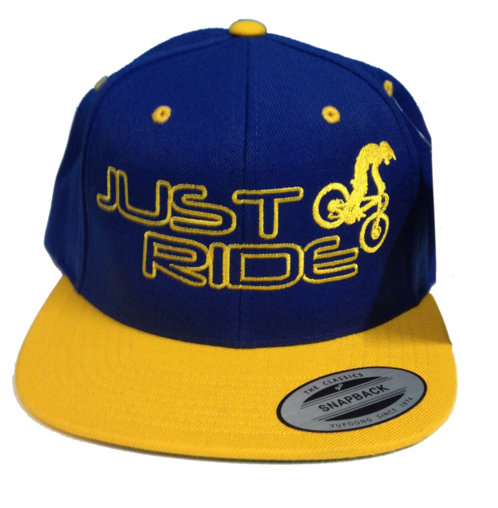 Mountain Bike Hat Just Ride Flat Bill Snapback Cap MTB Bicycle Etsy