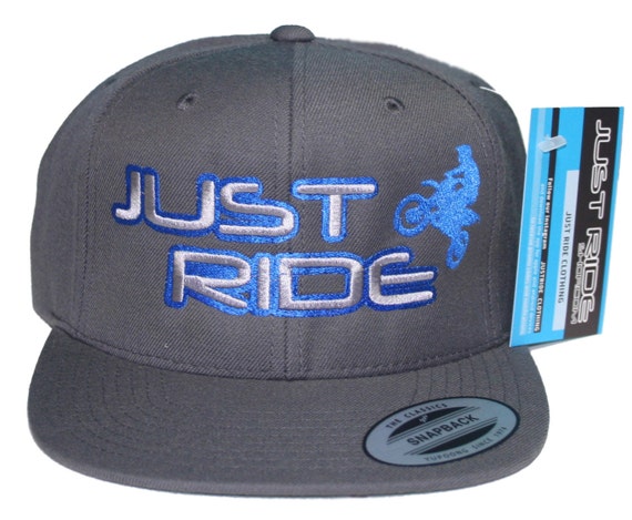 HaT HaT MOTOCROSS HAT MOTO JUST RIDE FLEXFIT CURVED BILL CAP DIRT BIKE MX MOTORCYCLE Men s Hats