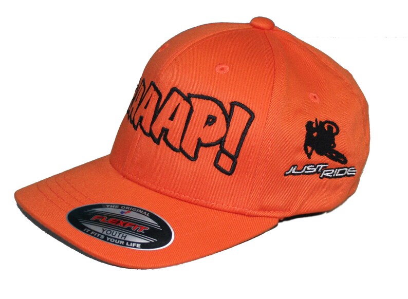 Braaap Motocross Hat Cap Flexfit MX Moto Dirt Bike KTM Orange Etsy
