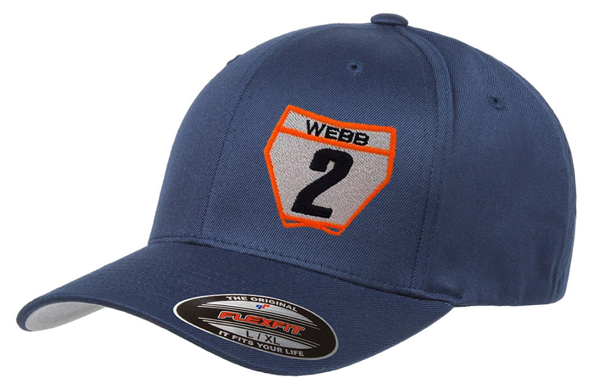 Motocross Number Plate Hat Flexfit 