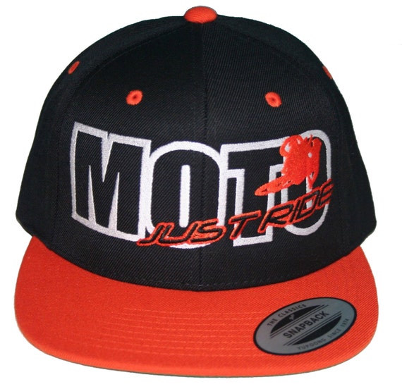 Moto Just Ride MX Hat Flat Bill 