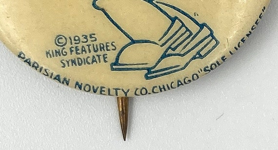 Insigne Pêche Non Résident MICHIGAN 1931 - Pinback Celluloïd + Permis Papier