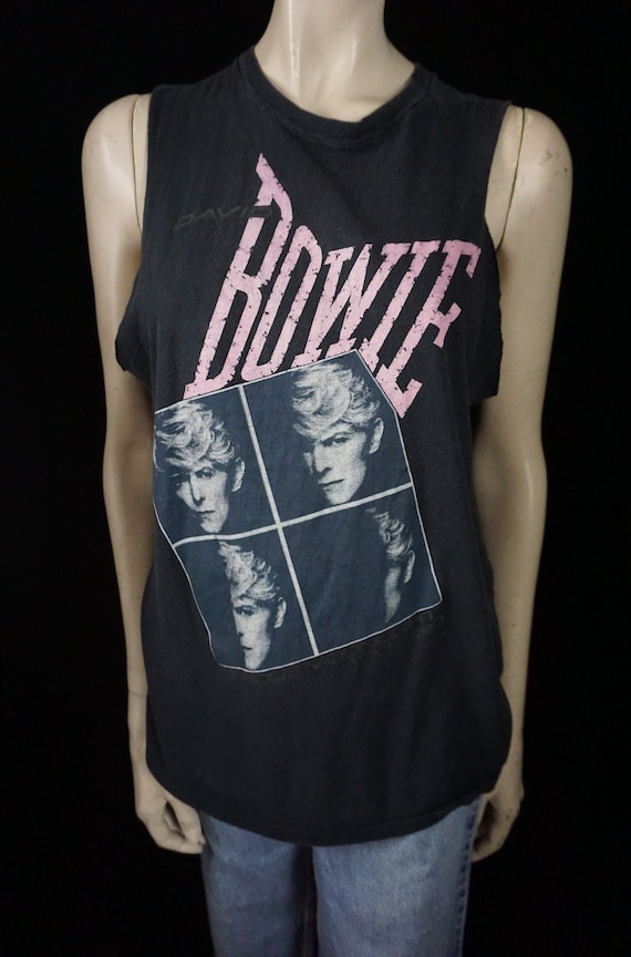 Vintage David Bowie 1983 Serious Moonlight Tour S… - image 2