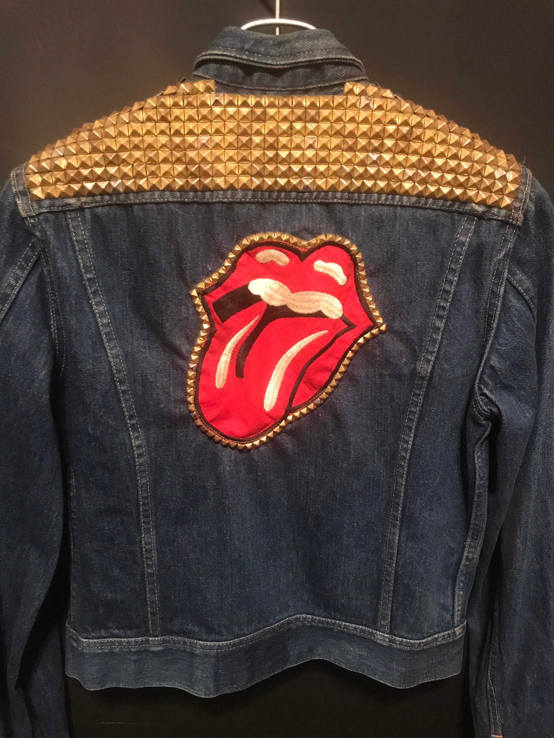 rolling stones patch jacket