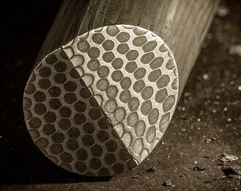 Honeycomb Pattern Stainless Steel Damascus Rod