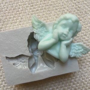 New Improved Angel Baby Silicone Candle Mold Resin Clay Molds Baby Party Fondant Cake Decorating Tools Chocolate Candy Mould