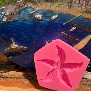 SeeSternfisch Silikon Form Schokolade Kuchen Dekoration Werkzeuge DIY Sea Star Fondant Silikon Form Backwerkzeuge Gum Paste Zucker Handwerk DIY CLAY