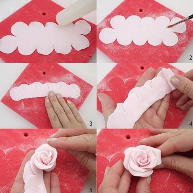 JEM Easy Rose Fondant Cutter - 4-Inch Cake Decorating Tool For Sugar Paste & Gum Paste