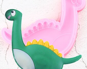 Happy Dinosaur Cartoon Animals Silicone Molds Cookie Baking Candy Chocolate Gumpaste Mould Baby Birthday Fondant Cake Decorating Tools