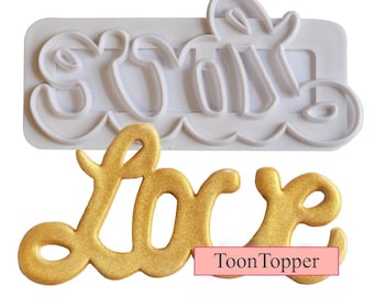 Decoración de amor curvo Cortador de galletas Forma Cortadores de pastel de plástico de grado alimenticio Herramientas de pastel de molde de galleta