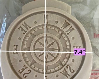 Retro Compass Shape Cake Mold Food Grade silicone mold Fondant Cake Decorating Tools Soap Mold