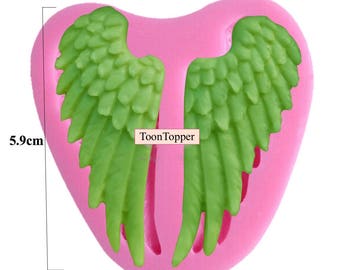 Angel Wings shape Silicone 3D Mold Cookware Dining Bar Non-Stick Cake Decorating fondant soap mold