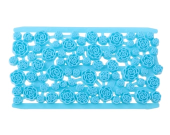 Roses Petal Plastic Printing Biscuits Cake Cookies Cutter Fondant Lace Cake Decoration Petal Quilt Embosser Mold Cake Tools cake decorating
