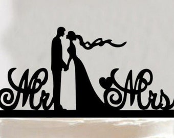 windy Wedding Cake Topper Anniversary Stand  Acrylic Bride & Groom with Dog Stand  Party Casamento Decoration