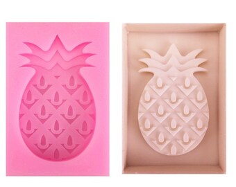 Nueva piña de silicona Molde de fruta Chocolate Fondant Cake Molde de decoración Herramientas de decoración Cake Sugar Craft Modelling Icing Cake