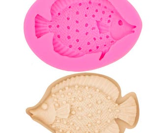 Marine life Fish fondant 3D silicone decoration mold DIY Cake Decorating Tools Baking mold