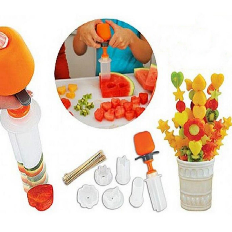 Amazing Fruit Shape Cutter Cooking Tools Plastic Slicer Veggie Etsy