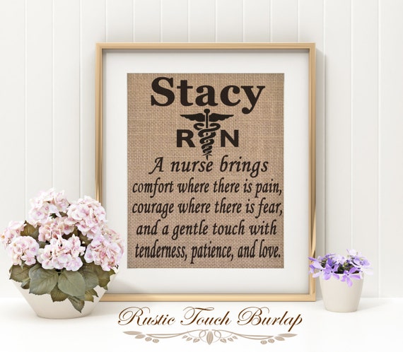Enfermera Aprecio Regalo Para Enfermera Enfermera Etsy
