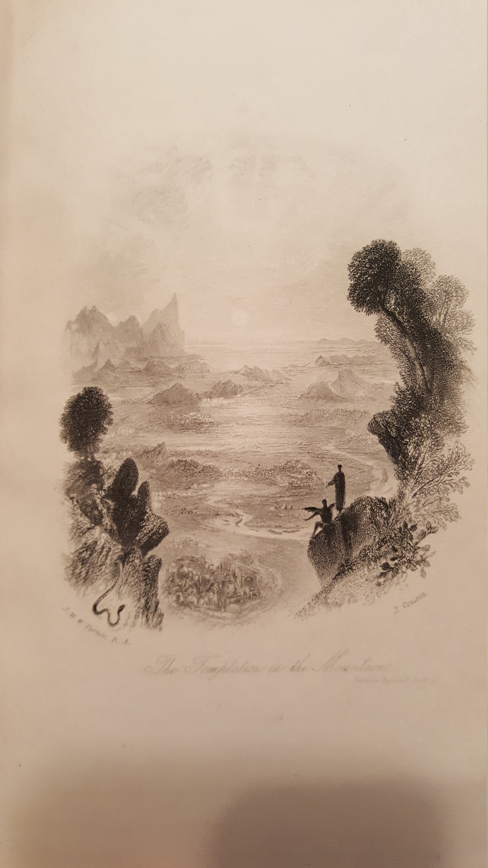 1842 Poetical Works of John Milton. Paradise Lost, Paradise