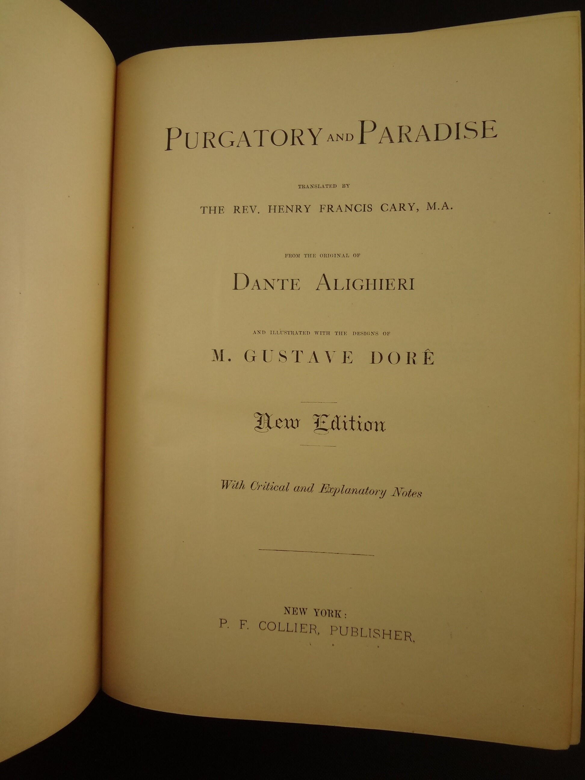 Gustave Doré Divine Comedy Set: Dante's Inferno & Purgatory and Paradise  *NEW*