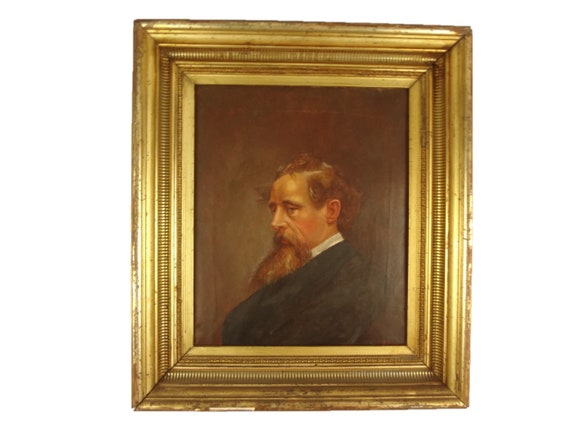 1880 Painting of Charles Dickens