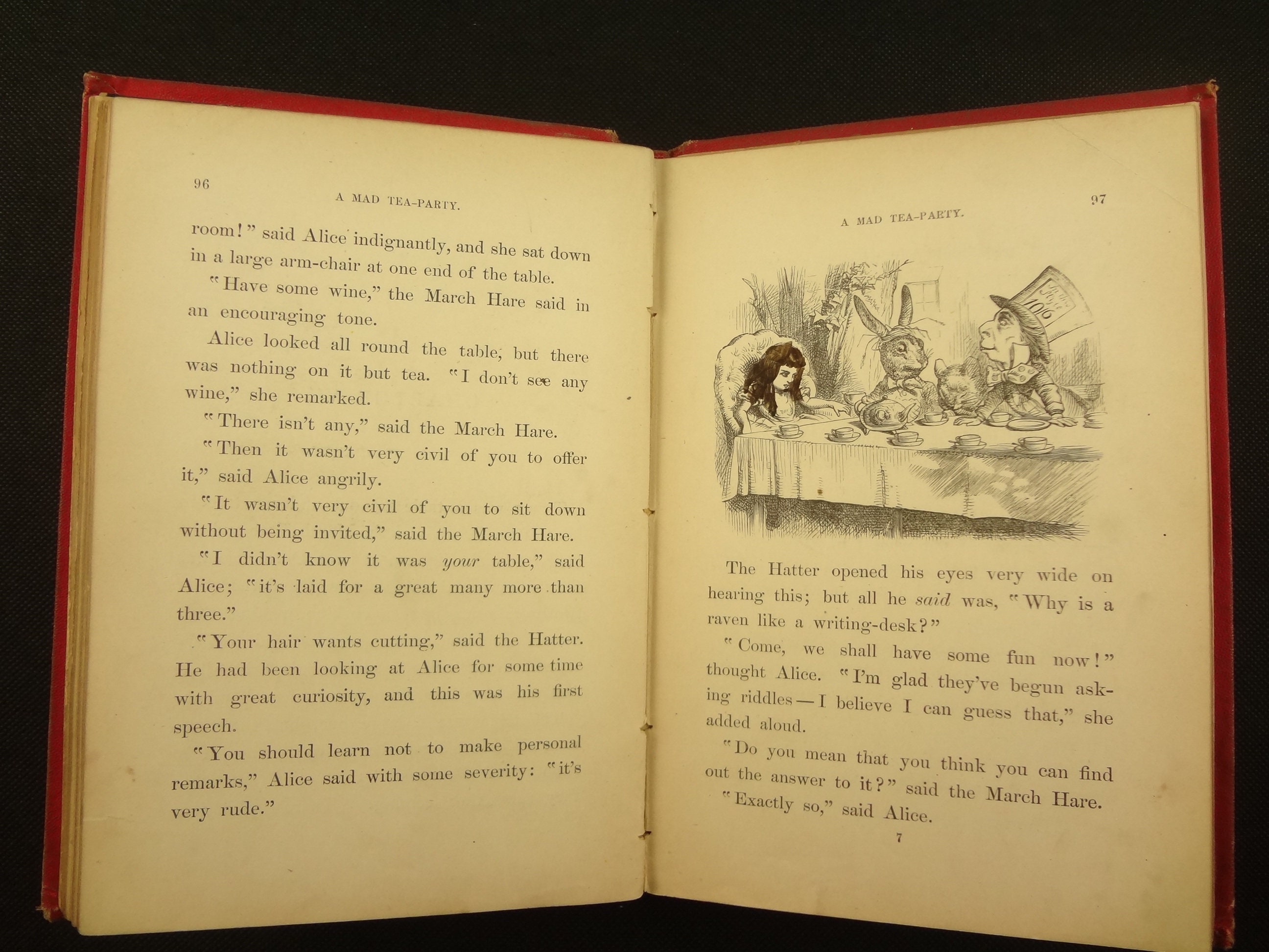 1877 Alice S Adventures Alice In Wonderland And 1898 Through