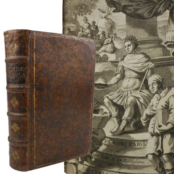 Aesop. 1667 Phaedri... Fabularum Aesopiarum, Laurentio. The explicit illustration present and without censoring