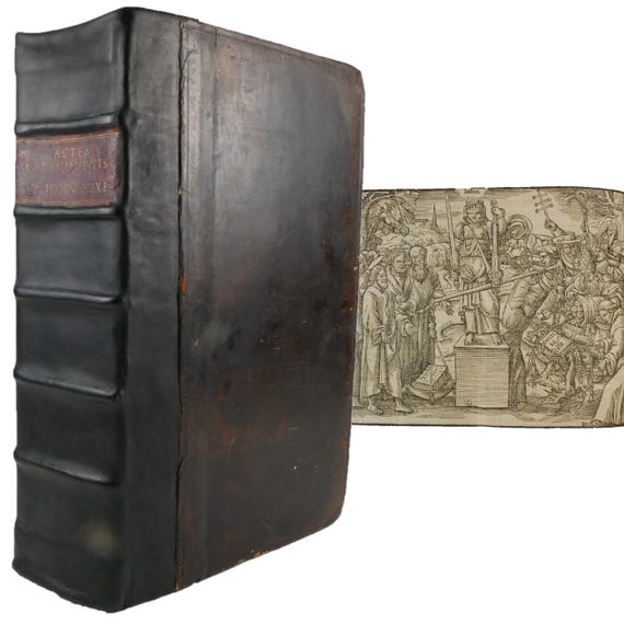 Foxe's Book of Martyrs. 1583 Actes and Monuments by John Foxe. Last Foxe edition