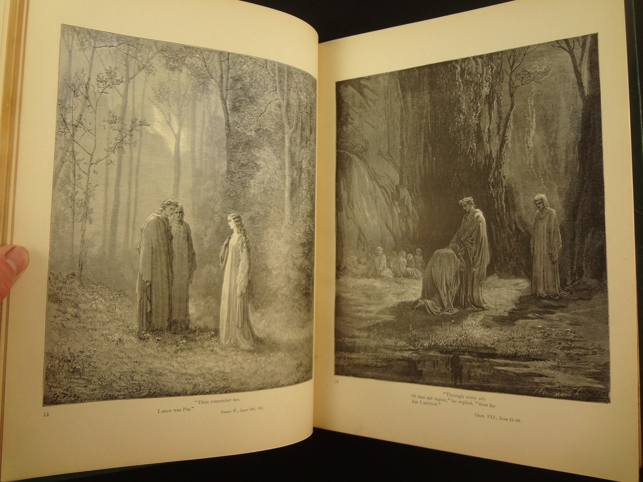 Gustave Doré Divine Comedy Set: Dante's Inferno & Purgatory and