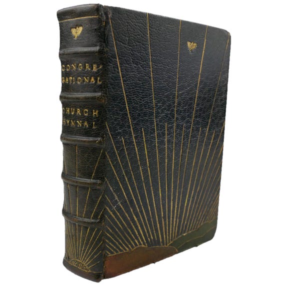 Fine binding. 1887 Congregational Church Hymnal