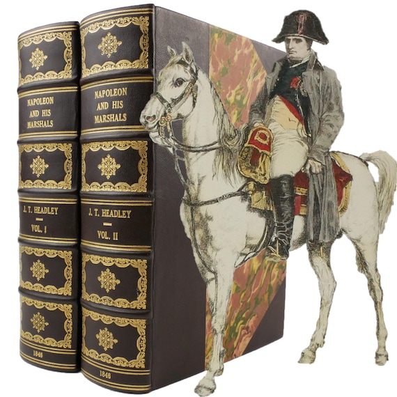Extra-illustrated, and a signed letter, and an original manuscript page. Napoleon and his Marshals by J.T. Headley