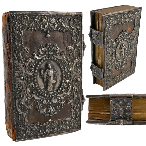 Silver binding, sammelband of Jesuit poetry works of the 17th century, circa 1678