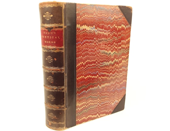 19th century Poetical Works of Thomas Hood, illustrated, with memoir, notes, etc