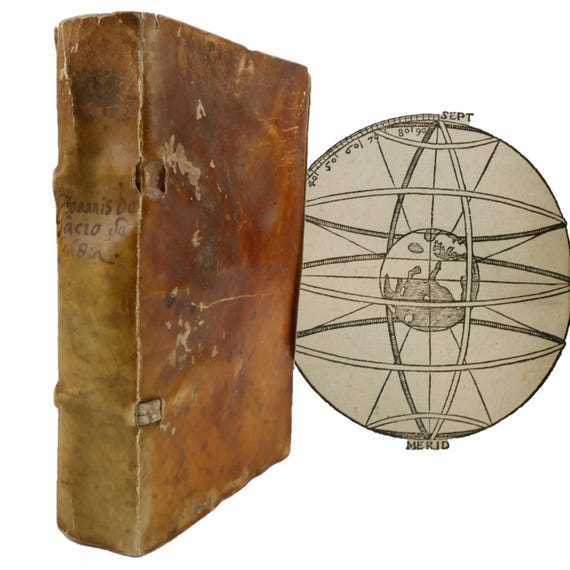 1558 Libellus de Sphaera, Johannes de Sacrobosco. Also, 1560 Quaestiones, Beyer