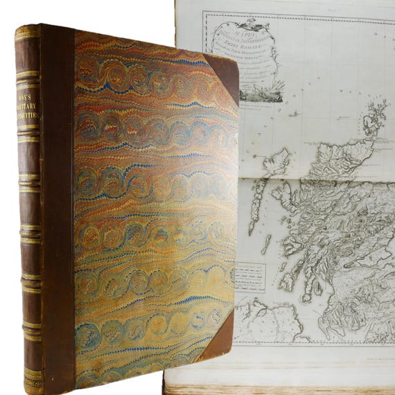 Imperial folio. 1793 The Military Antiquities of the Romans in Britain, William Roy