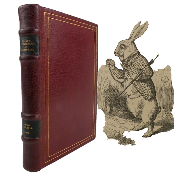 1869 Alice's Adventures in Wonderland, by Lewis Carroll. First American printed edition. Lee and Shepard, Boston.