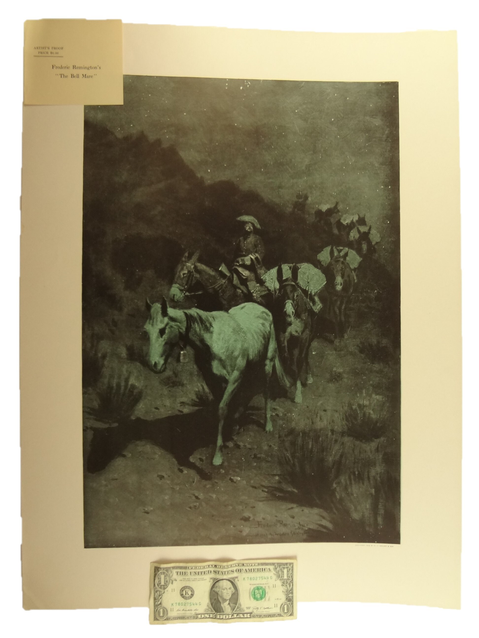 1908 Frederic Remington,Artist's Proofs Six Remington Paintings in