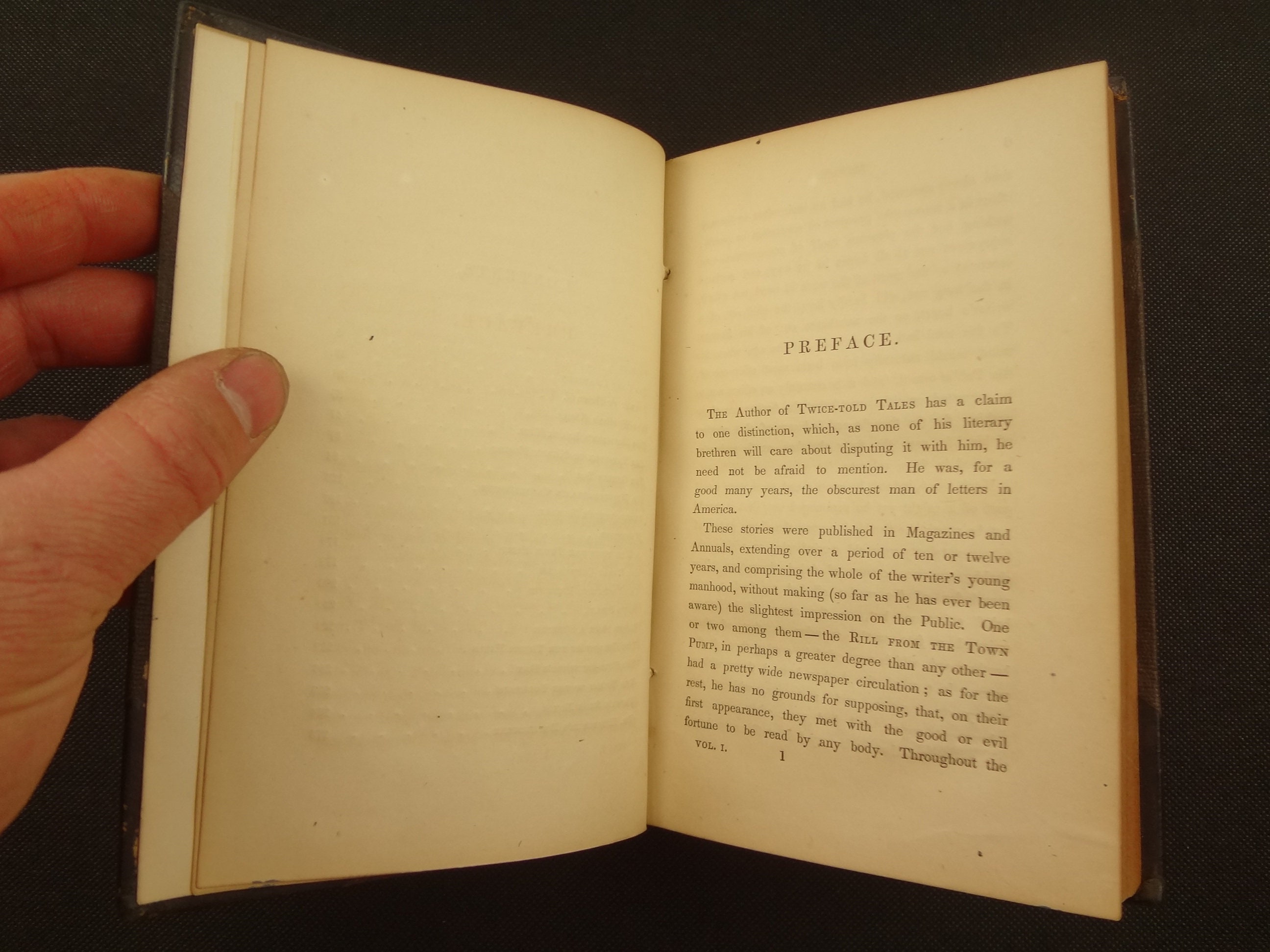 1853 Twice-Told Tales by Nathaniel Hawthorne. Two volumes, complete ...