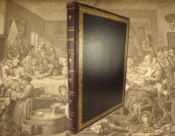 Atlas folio (circa 1840) The Works of William Hogarth from the Original Plates... Baldwin and Cradock, London.