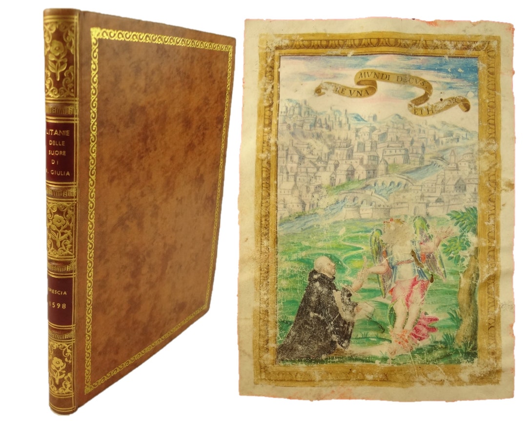 Write 1598 1598 Illuminated Manuscript With Full-page Miniature. Produced for ...