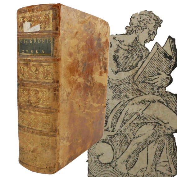 Cicero. 1632 M. Tulli Ciceronis Opera Omnia (all works). Petrum et Jacobum Chouet, Geneva