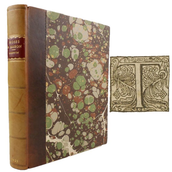 1st edition. 1625 Moses and Aaron, Civil and Ecclesiastical Rites, Thomas Godwin