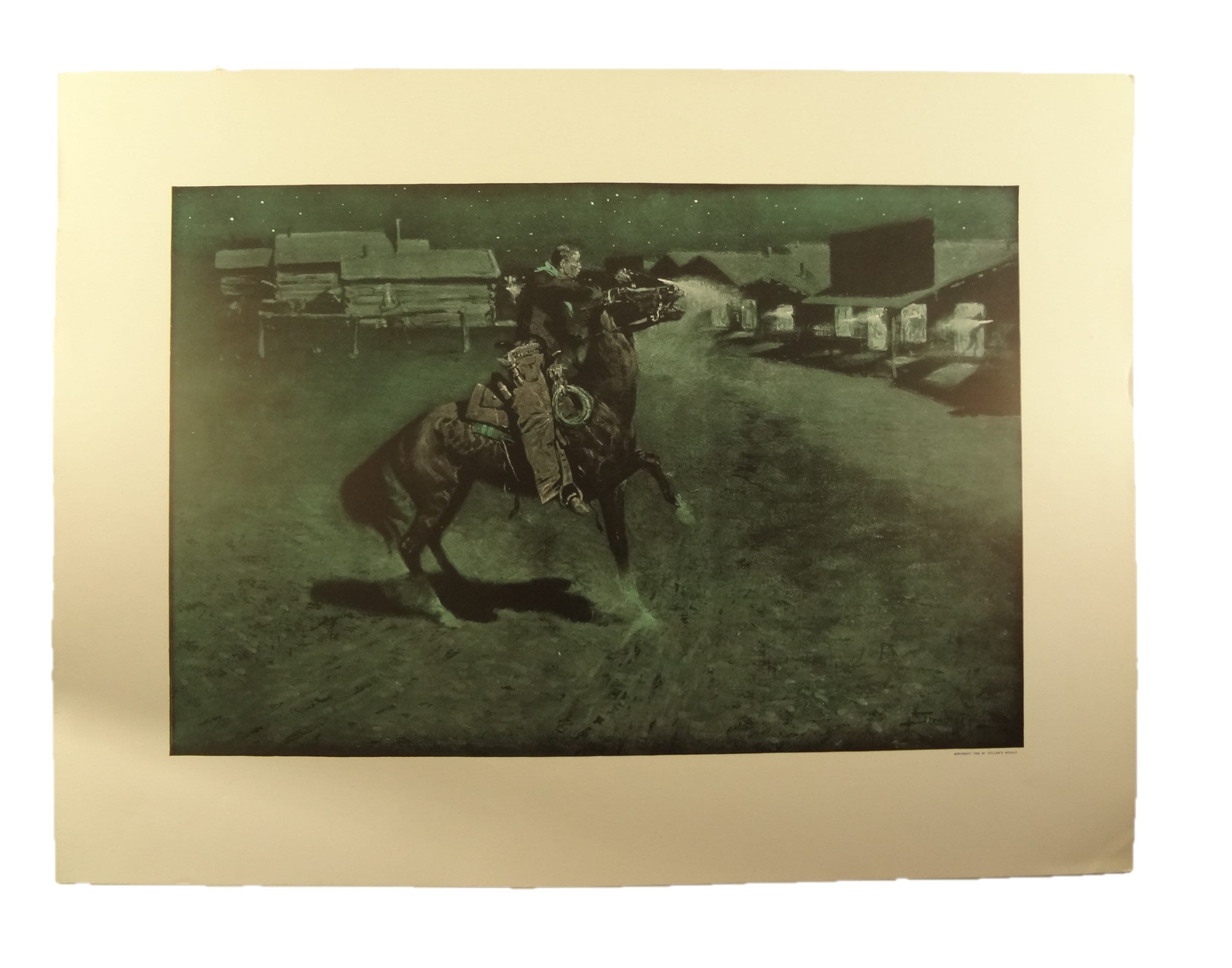 1908 Frederic Remington,Artist's Proofs Six Remington Paintings in Color. Large, measuring