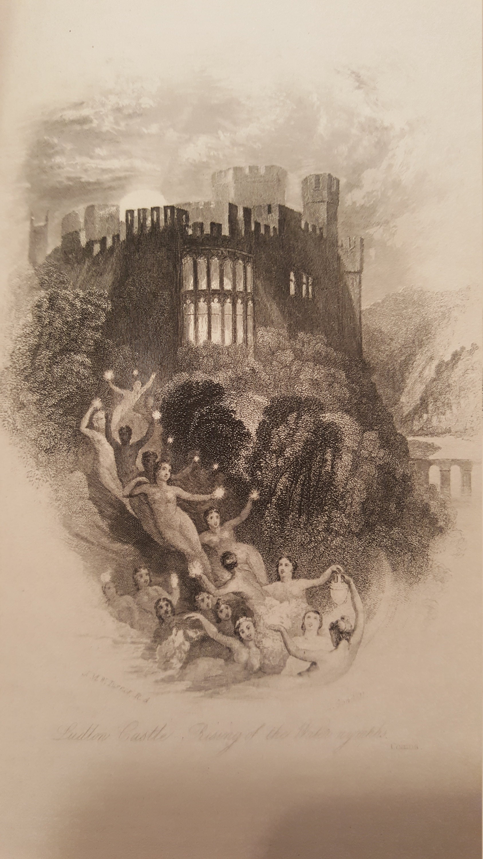 1842 Poetical Works of John Milton. Paradise Lost, Paradise