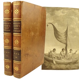 1783 Narrative of a Voyage Performed by Captain Cook..., Ellis. 21 plates, 1 map. Well-illustrated narrative of Cook&#39;s third and last trip.
